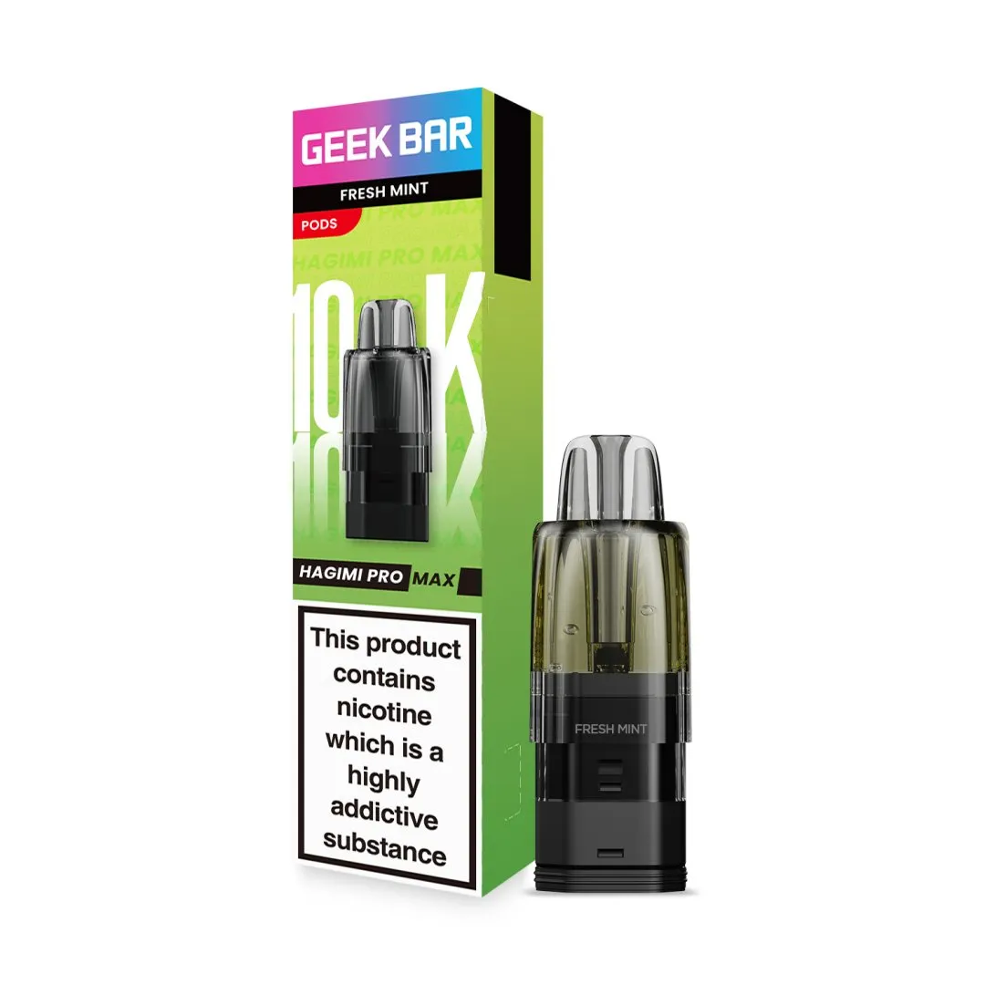 Geek Bar Hagimi Pro Max 10K Refill Pods | Only £6.99 | Any 3 for £18