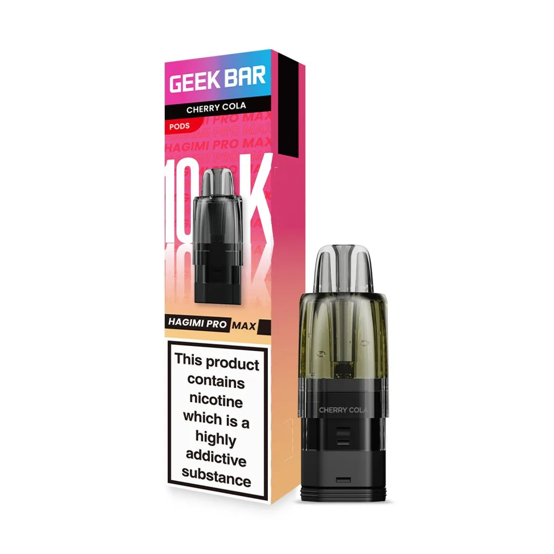 Geek Bar Hagimi Pro Max 10K Refill Pods | Only £6.99 | Any 3 for £18