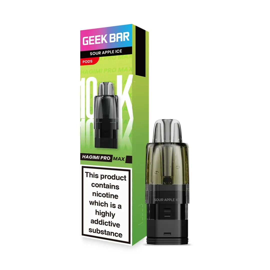 Geek Bar Hagimi Pro Max 10K Refill Pods | Only £6.99 | Any 3 for £18