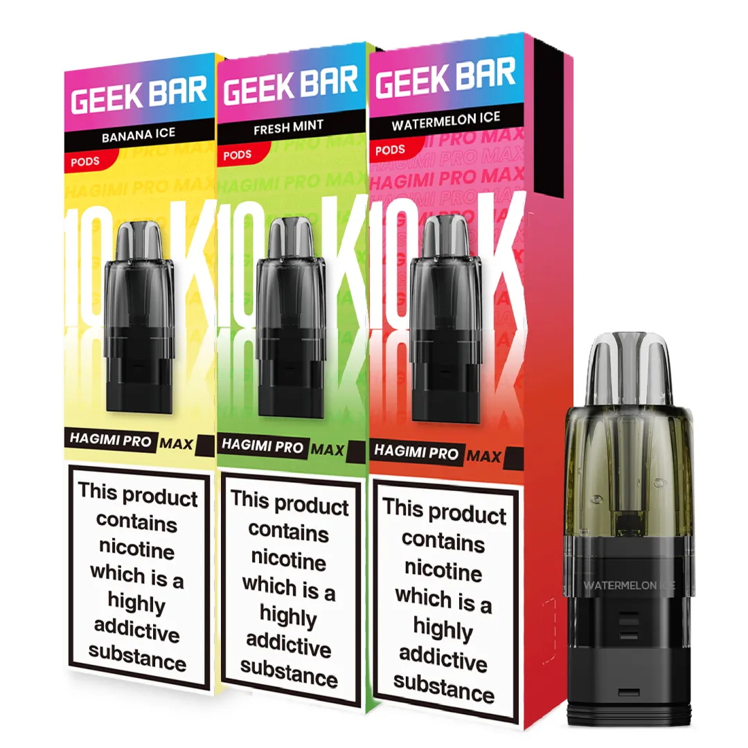 Geek Bar Hagimi Pro Max 10K Refill Pods | Only £6.99 | Any 3 for £18