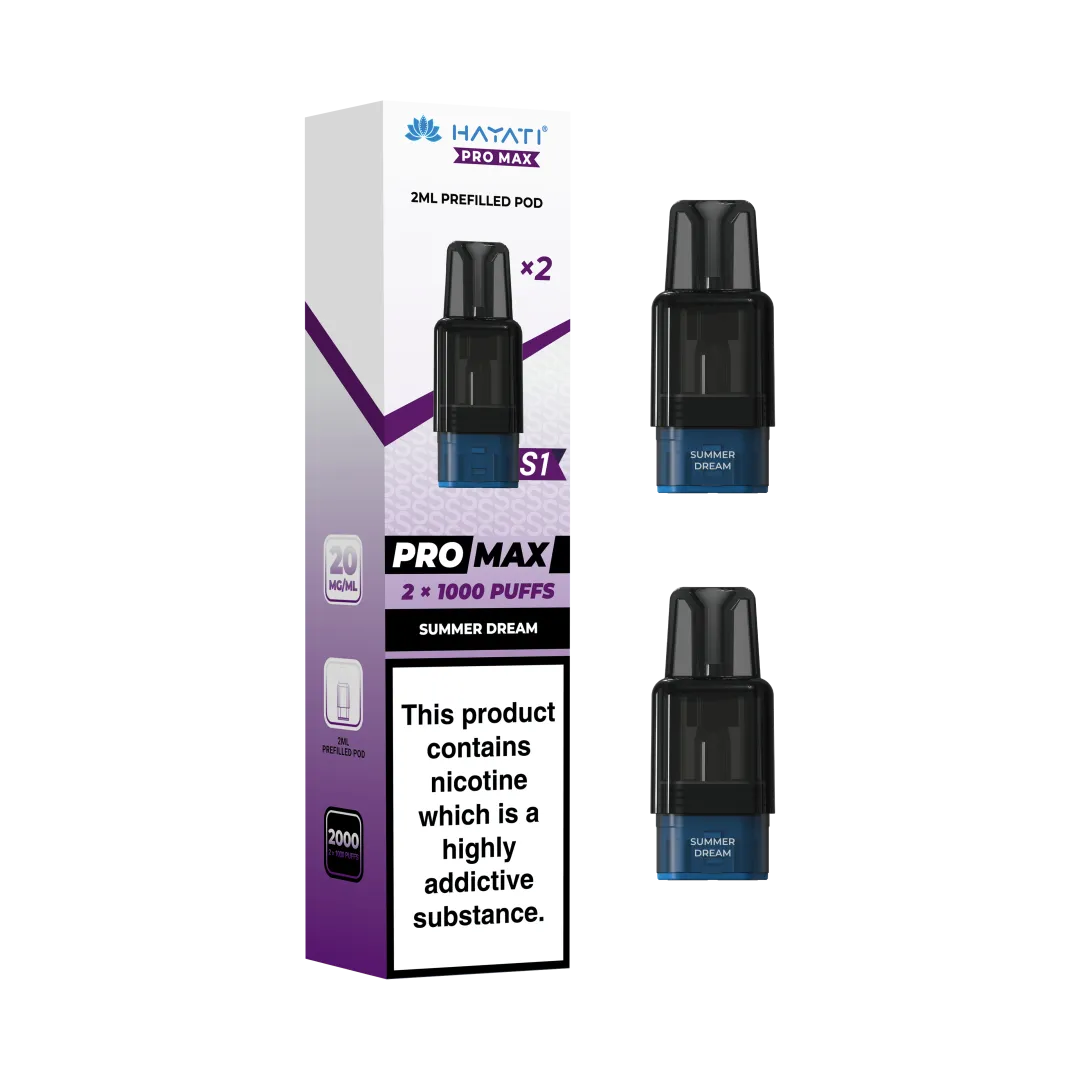 Hayati Pro Max S1 Prefilled Pod | Only £3.99 | Any 3 for £9