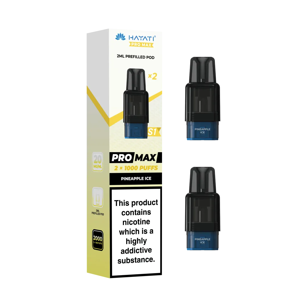 Hayati Pro Max S1 Prefilled Pod | Only £3.99 | Any 3 for £9