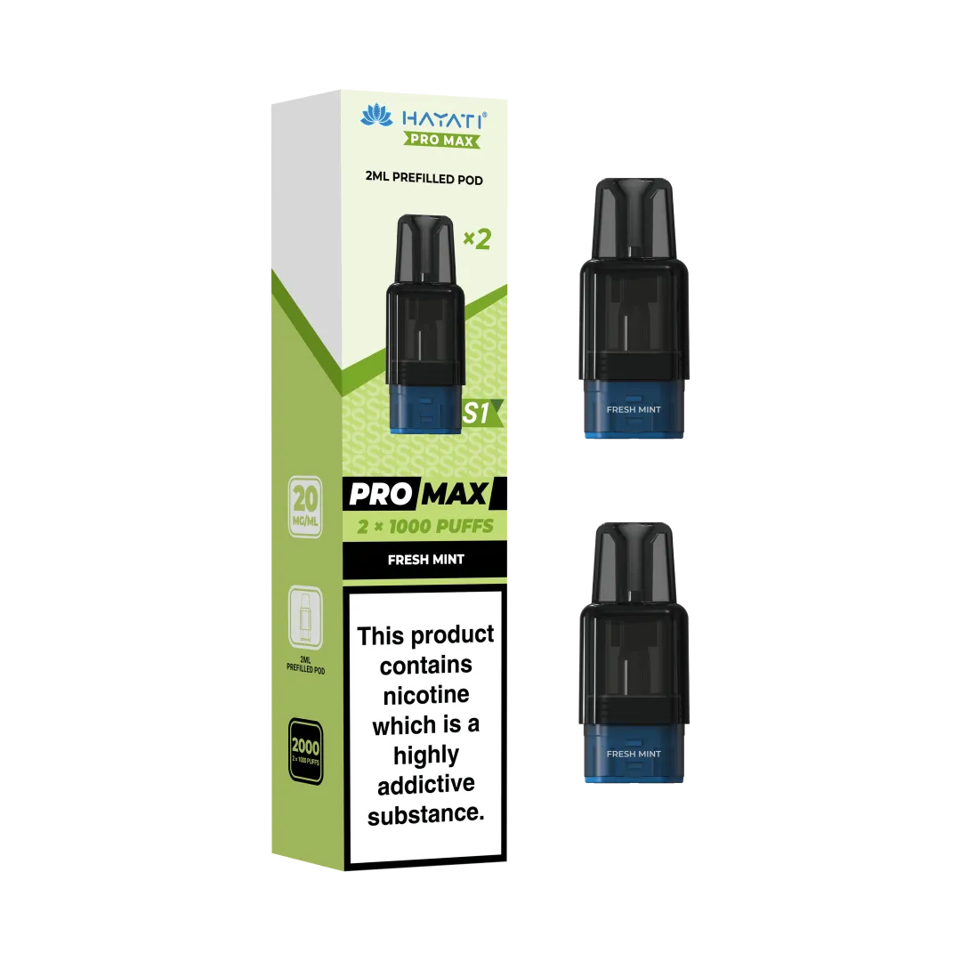 Hayati Pro Max S1 Prefilled Pod | Only £3.99 | Any 3 for £9