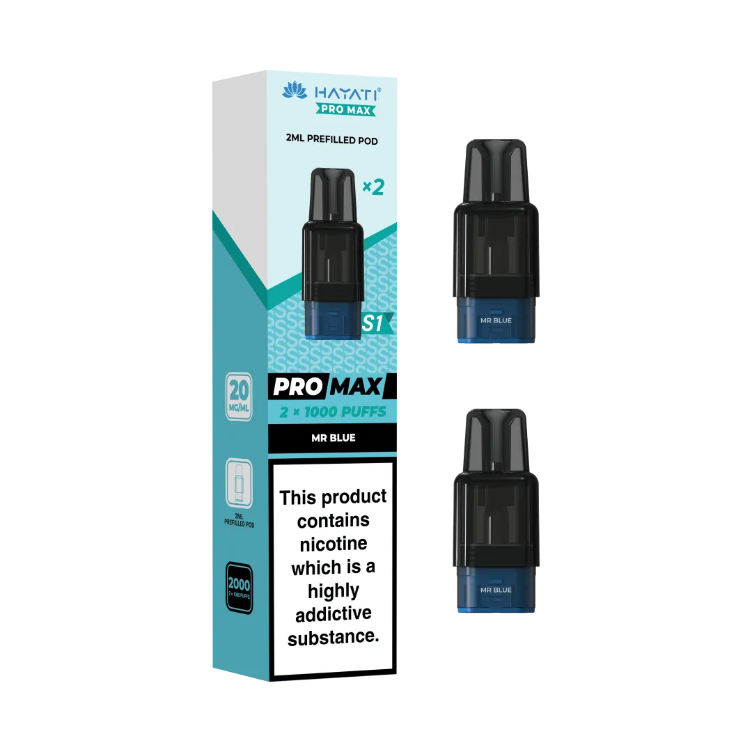 Hayati Pro Max S1 Prefilled Pod | Only £3.99 | Any 3 for £9