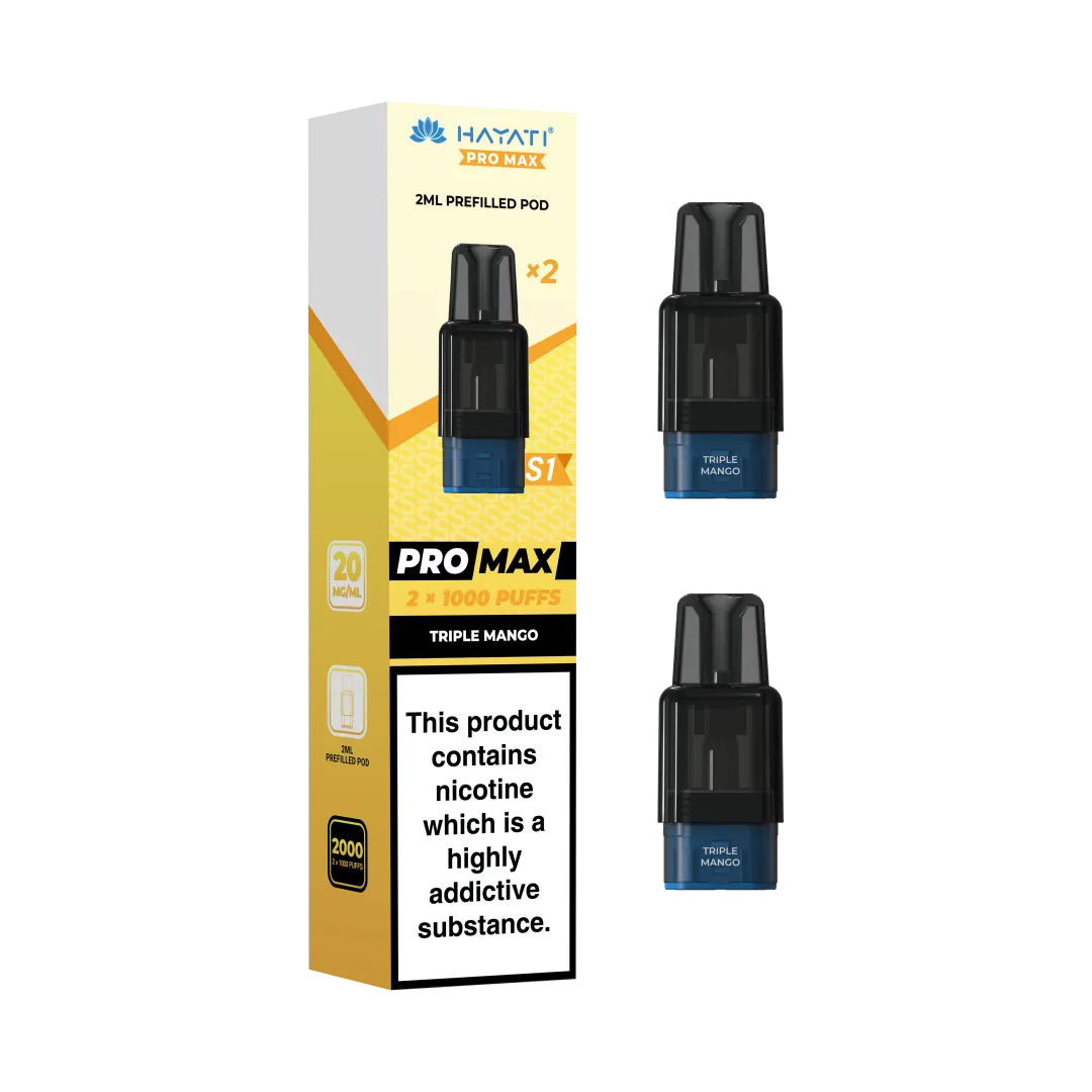Hayati Pro Max S1 Prefilled Pod | Only £3.99 | Any 3 for £9