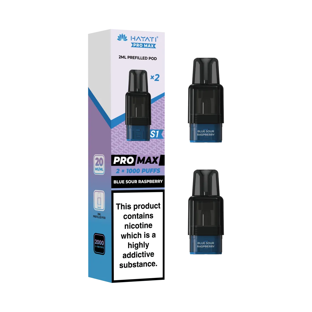Hayati Pro Max S1 Prefilled Pod | Only £3.99 | Any 3 for £9