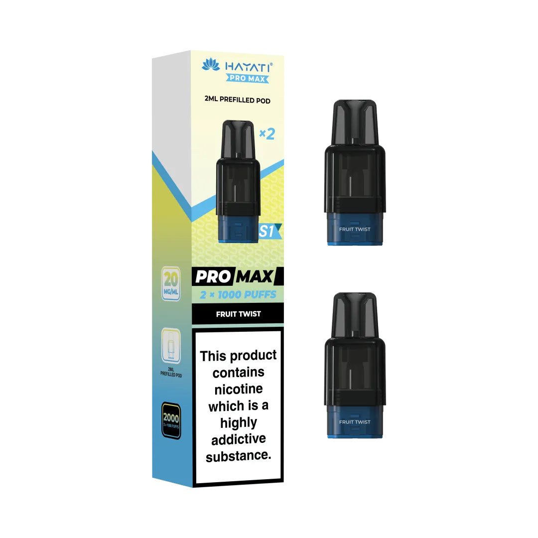 Hayati Pro Max S1 Prefilled Pod | Only £3.99 | Any 3 for £9