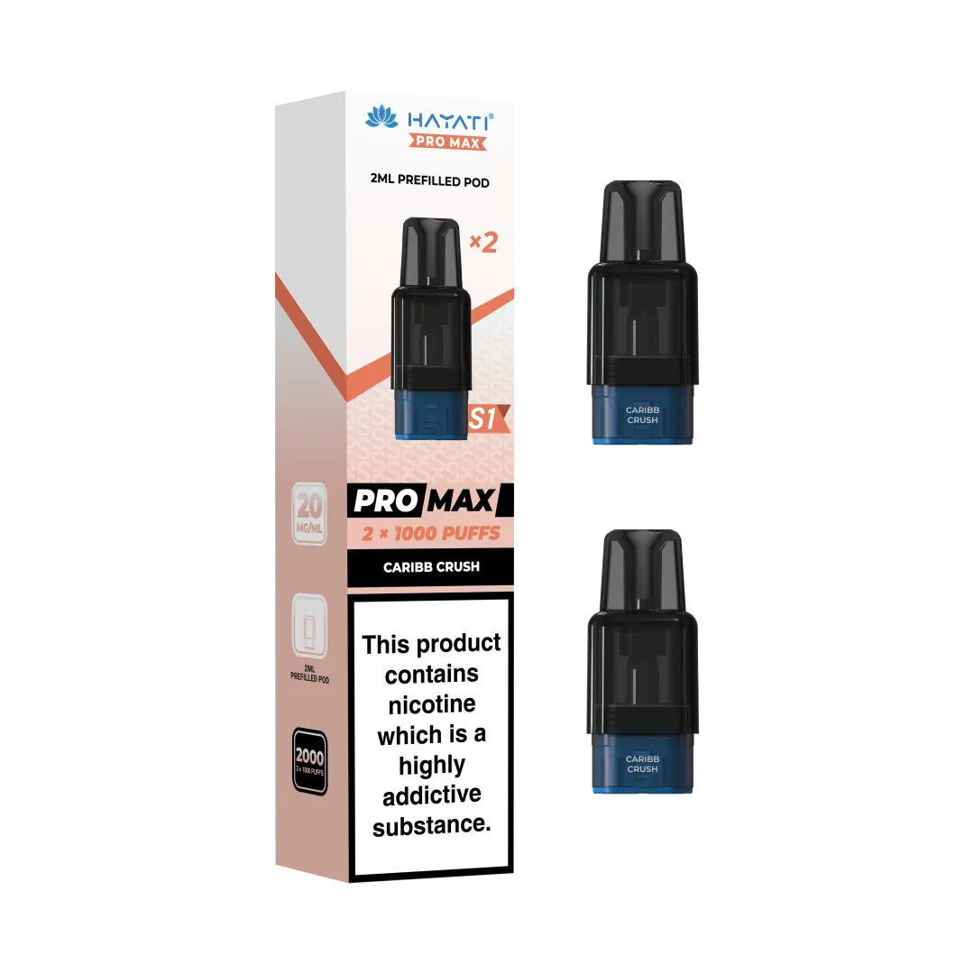 Hayati Pro Max S1 Prefilled Pod | Only £3.99 | Any 3 for £9