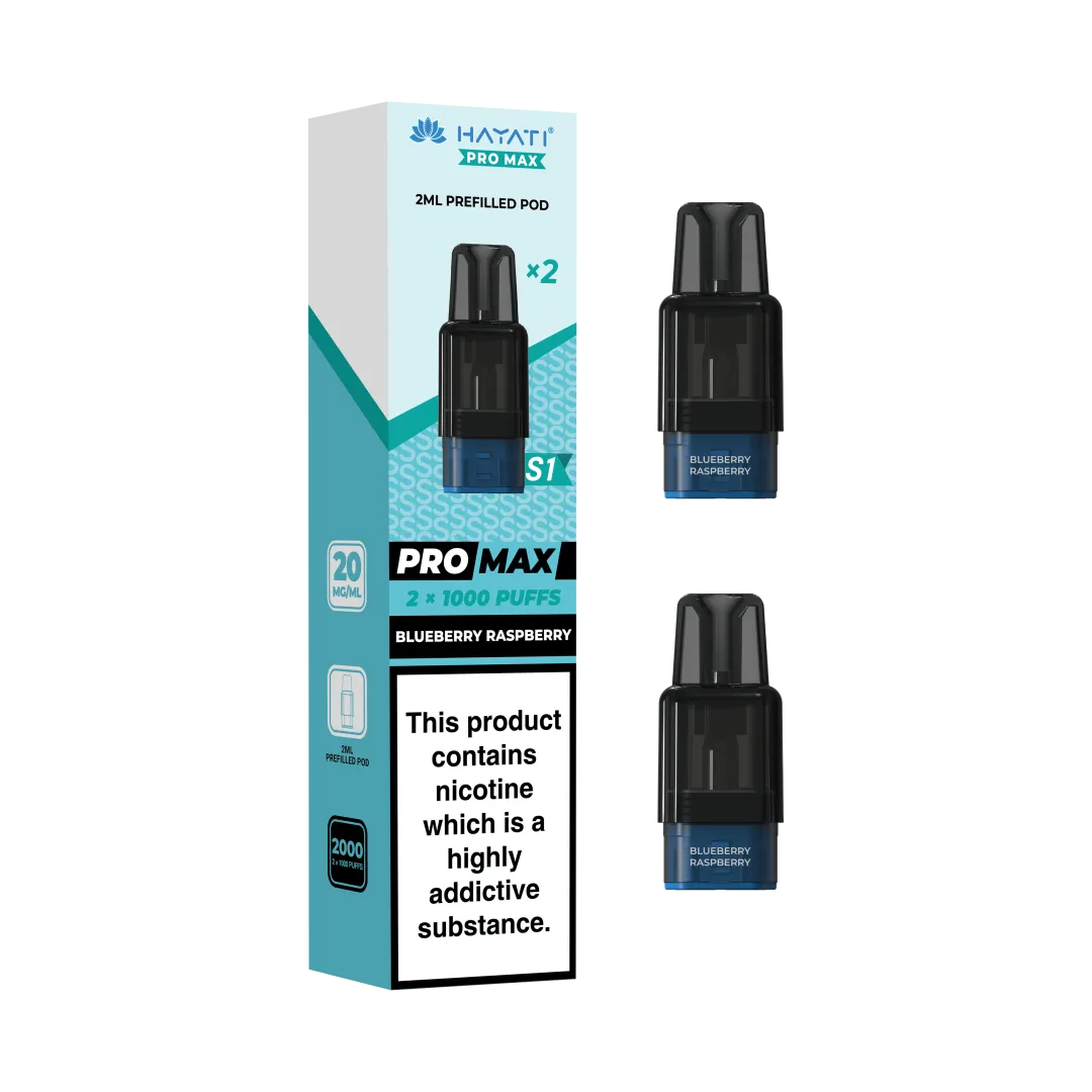 Hayati Pro Max S1 Prefilled Pod | Only £3.99 | Any 3 for £9