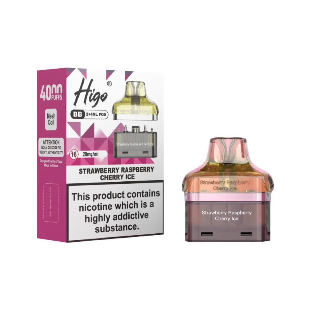 Higo BB 4000 Refill Pods | Only £5.99 | Any 3 for £15