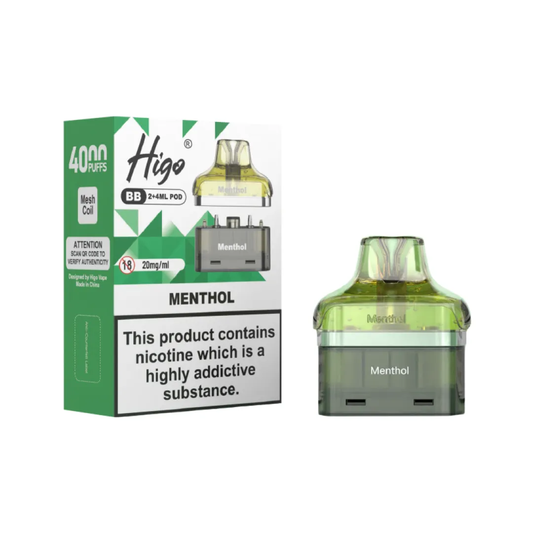 Higo BB 4000 Refill Pods | Only £5.99 | Any 3 for £15