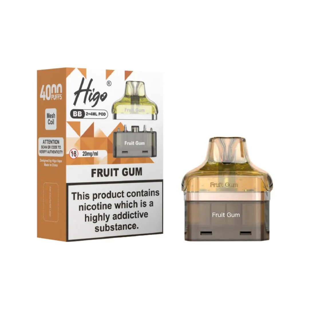Higo BB 4000 Refill Pods | Only £5.99 | Any 3 for £15