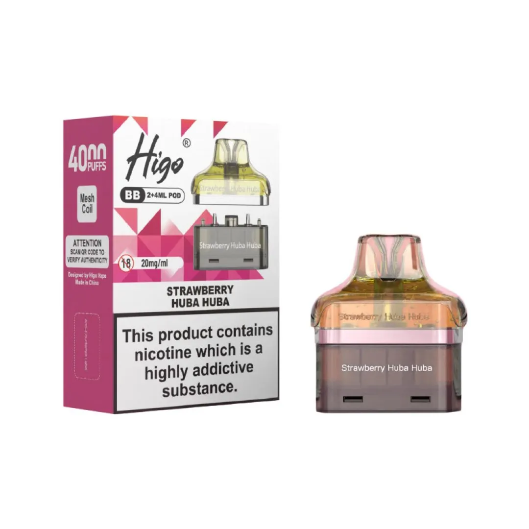 Higo BB 4000 Refill Pods | Only £5.99 | Any 3 for £15