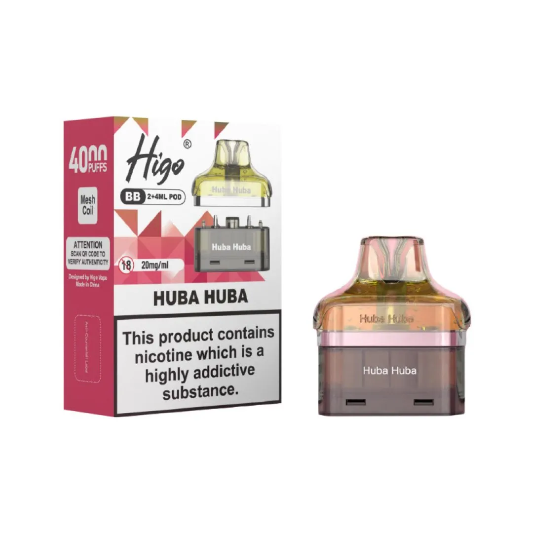 Higo BB 4000 Refill Pods | Only £5.99 | Any 3 for £15