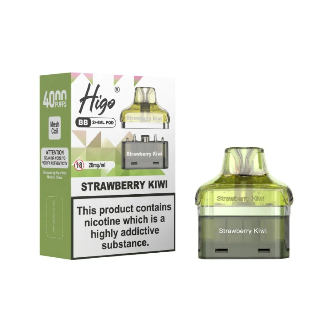 Higo BB 4000 Refill Pods | Only £5.99 | Any 3 for £15