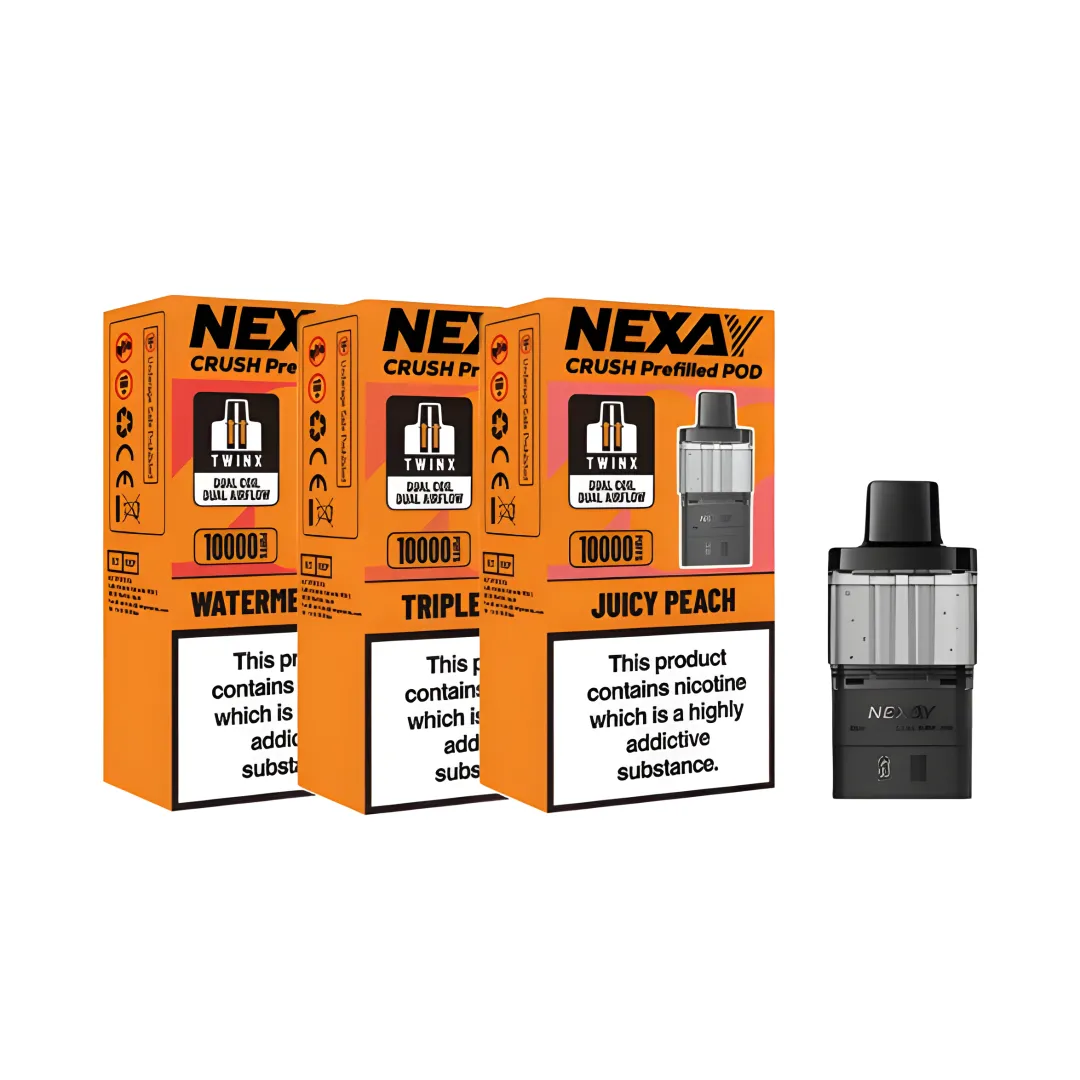 Nexay Crush 10K Refill Pods | Only £7.99 | Any 3 for £21