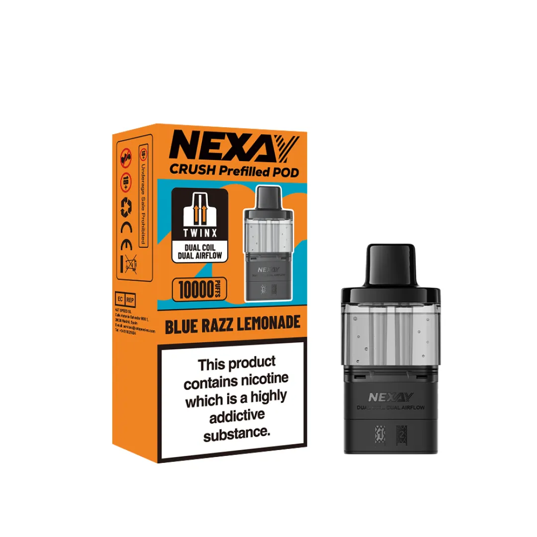 Nexay Crush 10K Refill Pods | Only £7.99 | Any 3 for £21