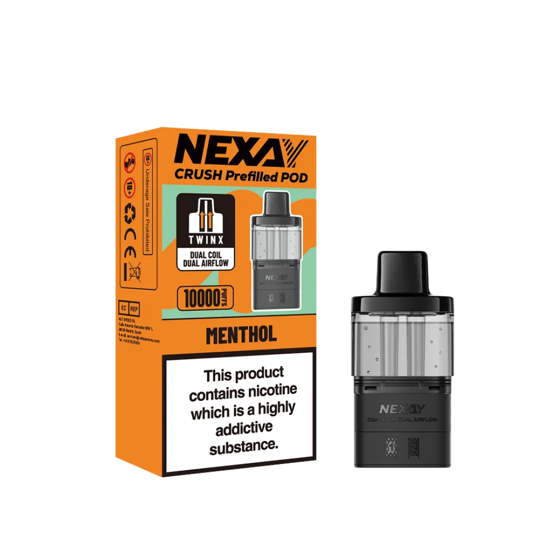 Nexay Crush 10K Refill Pods | Only £7.99 | Any 3 for £21