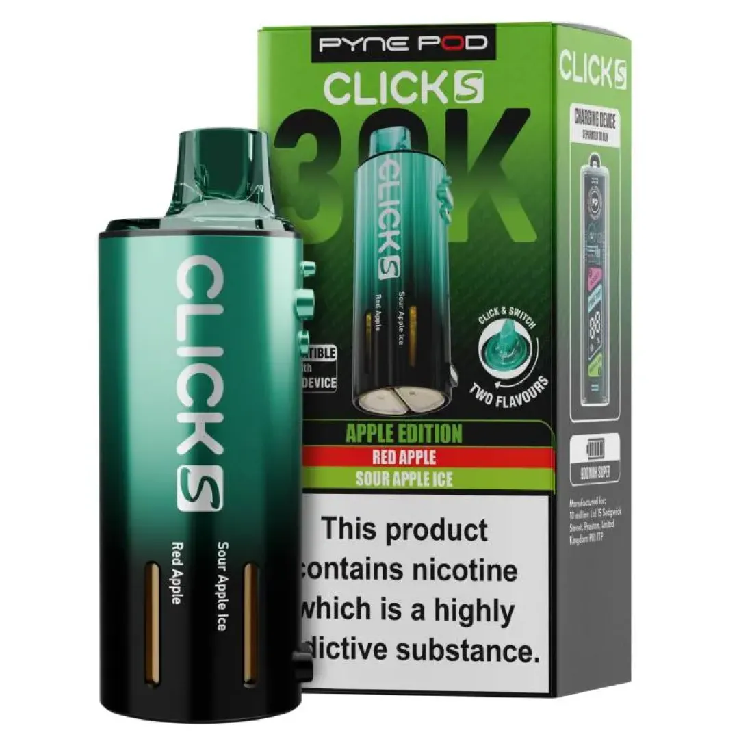 Pyne Pod Click S 30K Refill Pods | Only £7.99 | Any 3 for £21