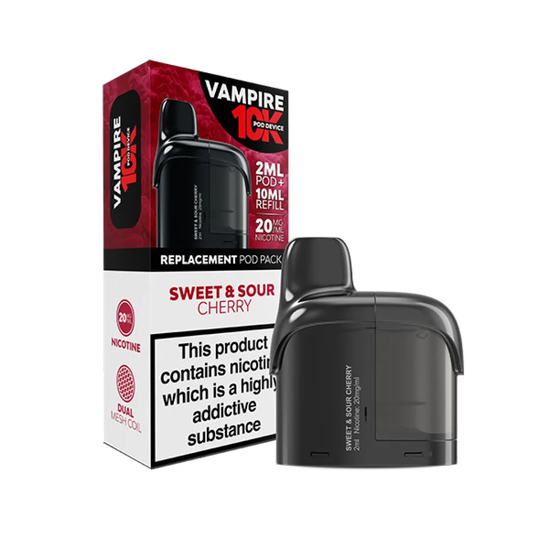 Vampire Vape 10K Refill Pods | Only £6.99 | Any 3 for £18