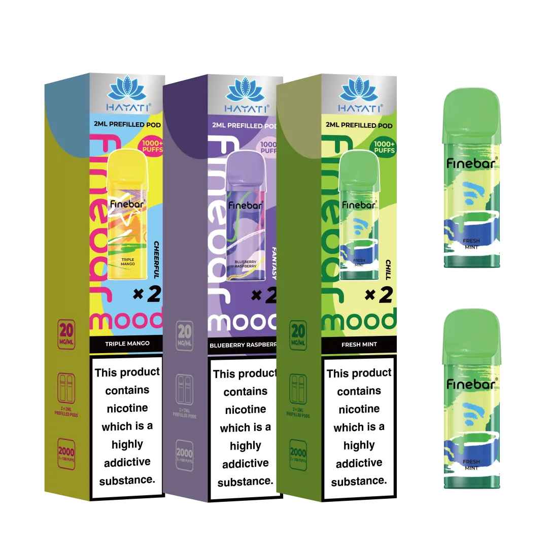 Hayati Finebar Mood Refill Pods (2PACK) | Only £4.99 | Any 3 for £12