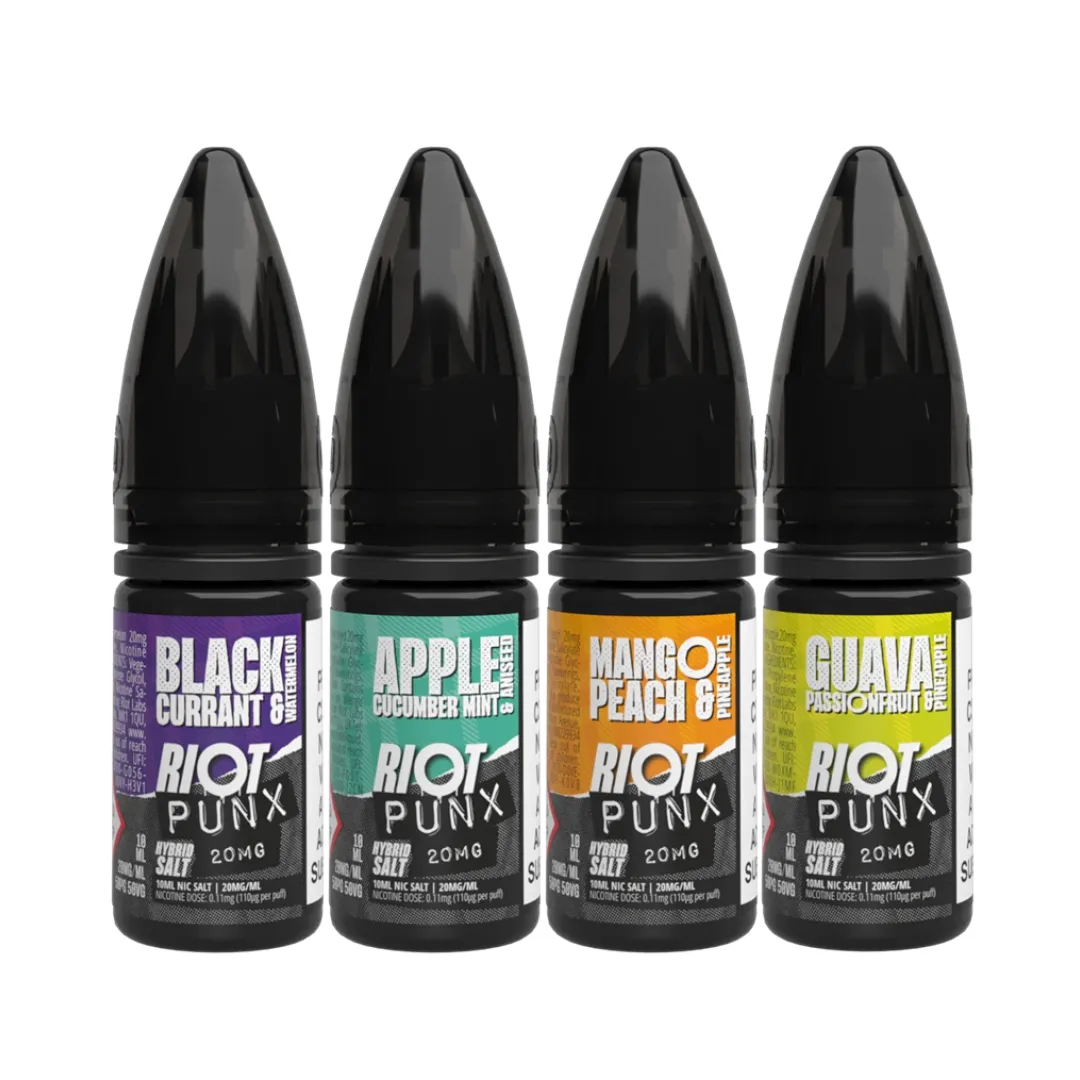 Riot Punx 10ml Nic Salts | Only £2.99 | Any 4 for £10