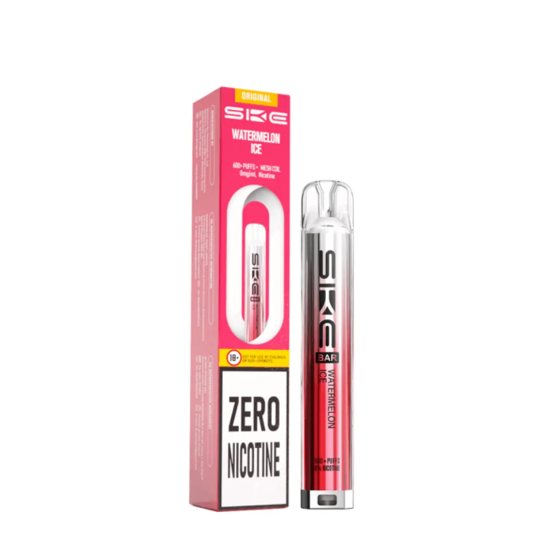 SKE BAR 600 Puffs Prefilled Pod Kit (ZERO NICOTINE) | Only £4.99 | Any 3 for £14