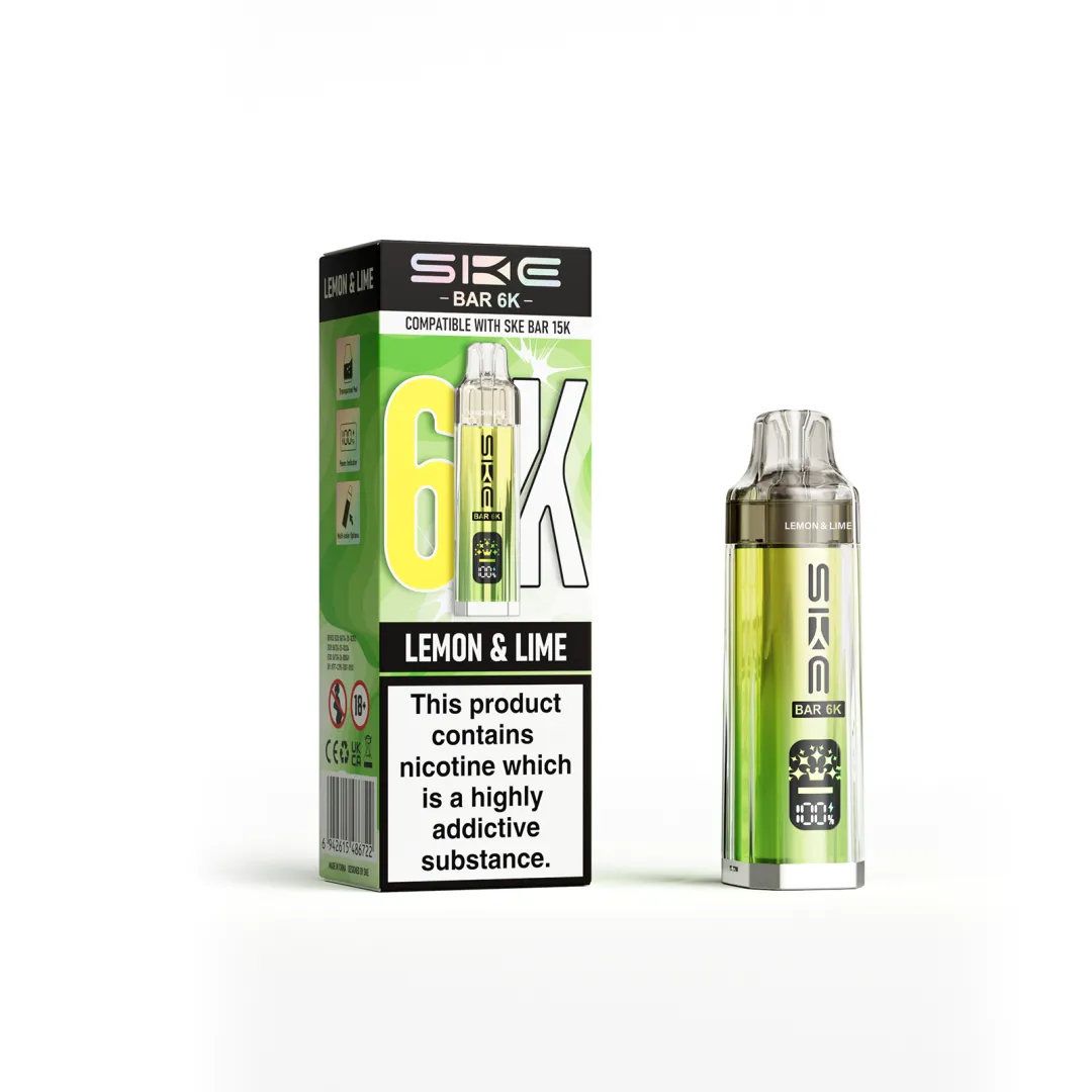 SKE Bar 6K Puffs Prefilled Pod Kit | Compatible with SKE Bar 15K | Only £5.99