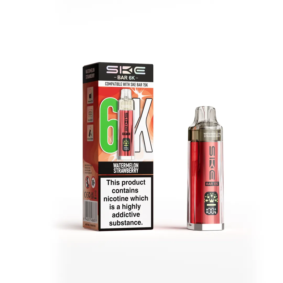 SKE Bar 6K Puffs Prefilled Pod Kit | Compatible with SKE Bar 15K | Only £5.99