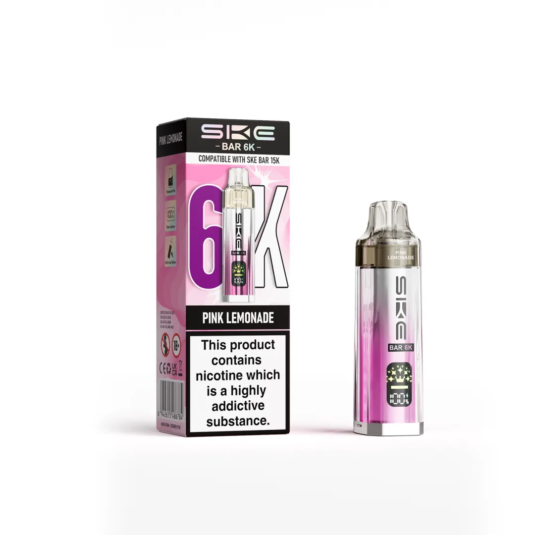 SKE Bar 6K Puffs Prefilled Pod Kit | Compatible with SKE Bar 15K | Only £5.99
