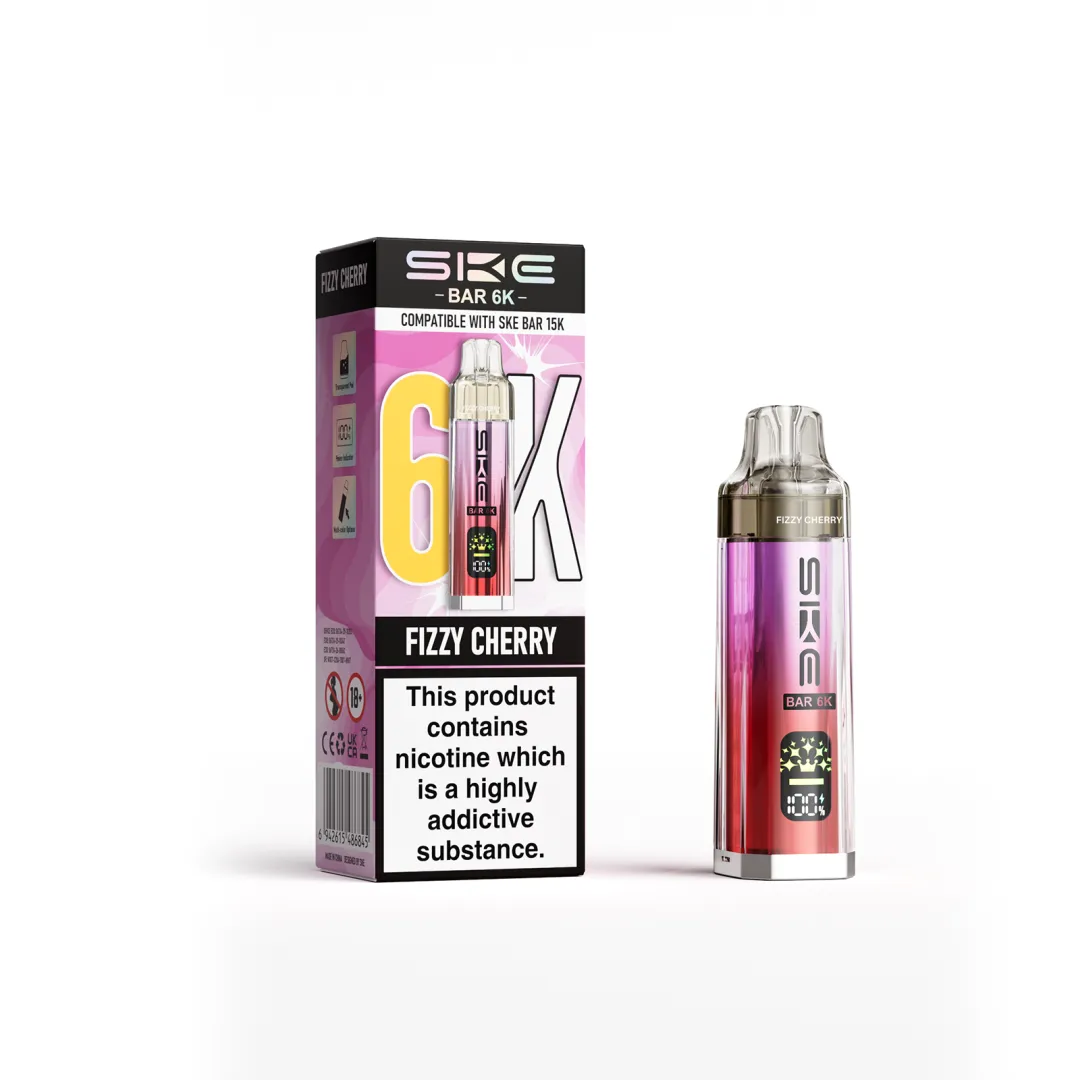 SKE Bar 6K Puffs Prefilled Pod Kit | Compatible with SKE Bar 15K | Only £5.99