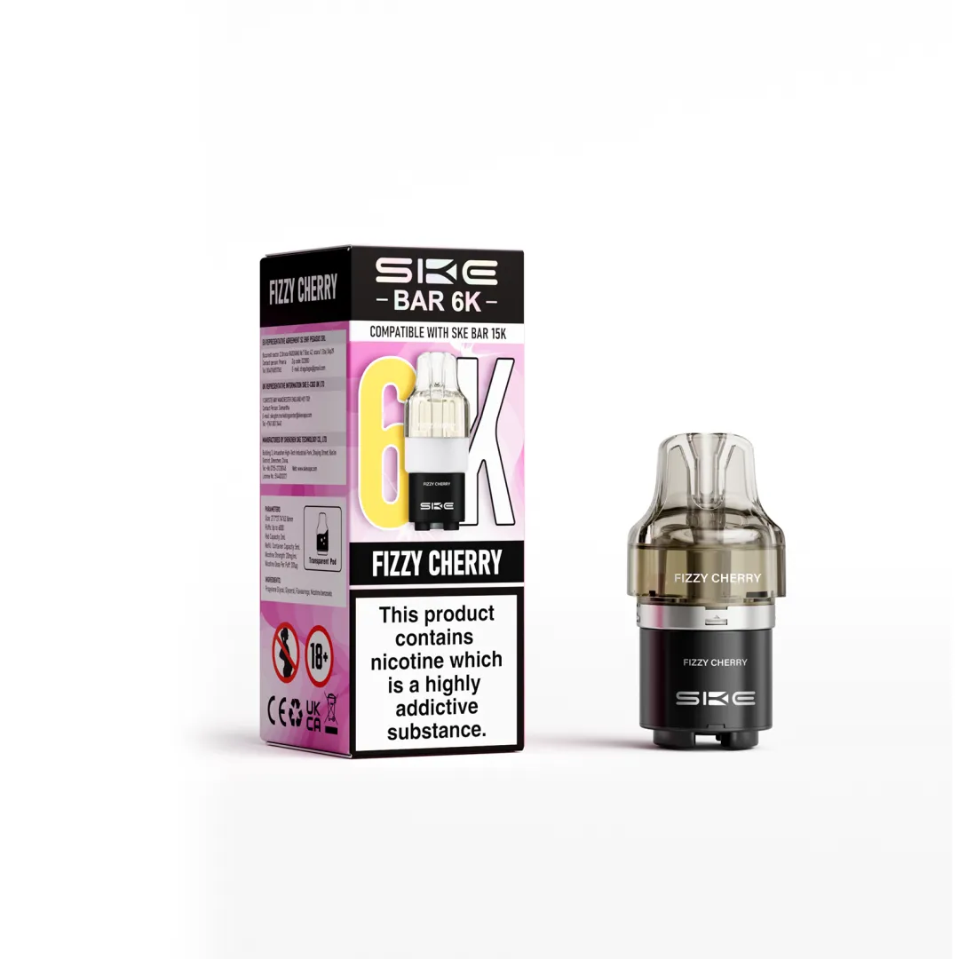 SKE Bar 6K Refill Pods | Compatible with SKE Bar 15K | Only £4.99