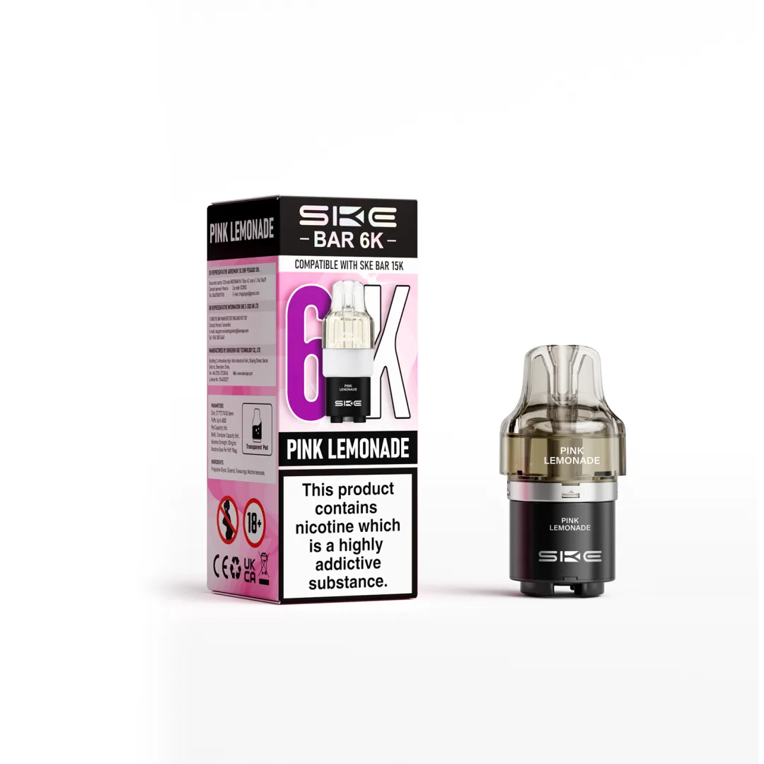 SKE Bar 6K Refill Pods | Compatible with SKE Bar 15K | Only £4.99