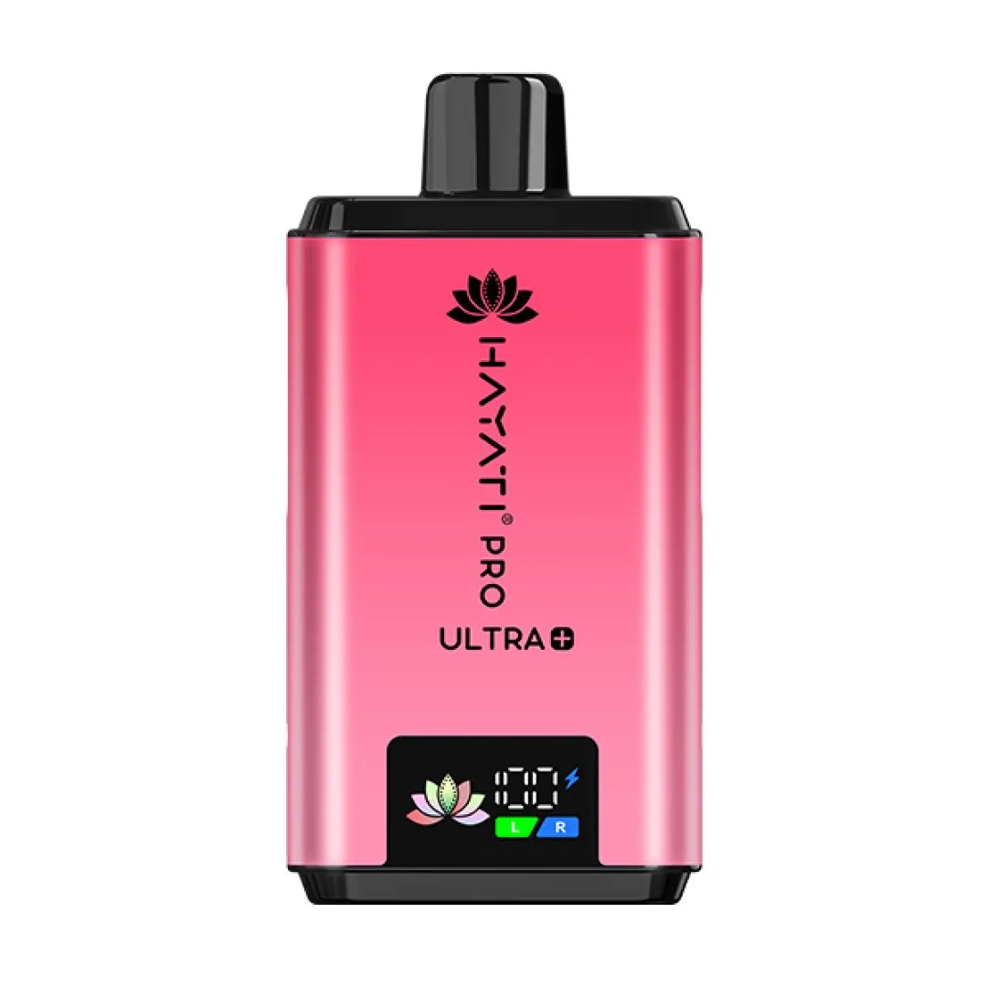 Straw Grapefruit / Straw Dragonfruit Hayati Pro Ultra Plus 25000 Puffs Prefilled Vape Kit