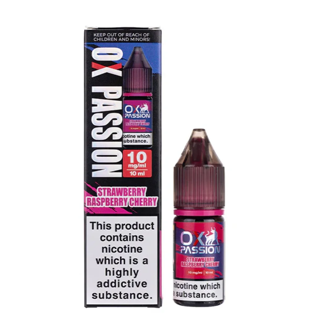 Strawberry Raspberry Cherry by Oxva Ox Passion Nic Salt E-Liquid