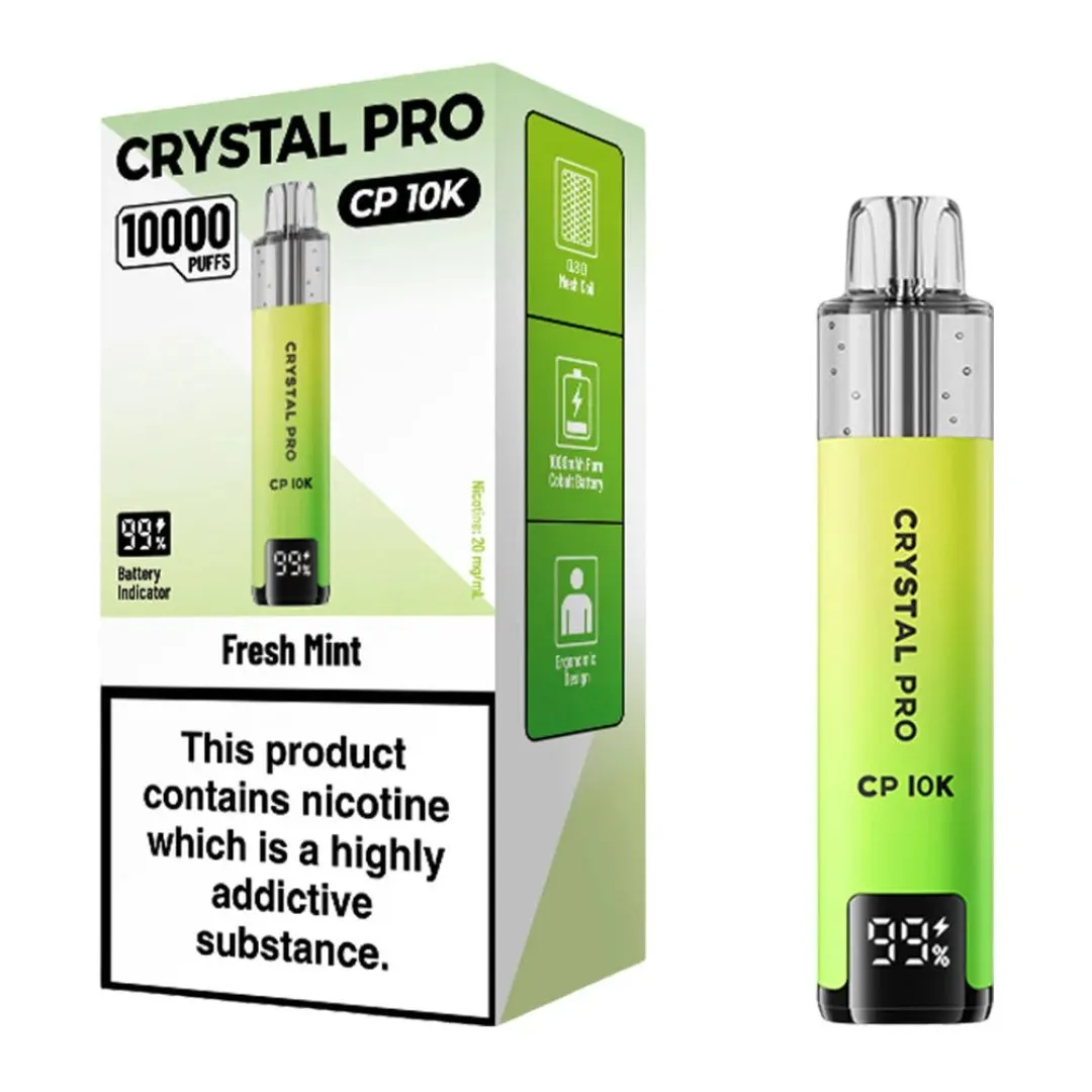 Crystal Pro CP 10K Puffs Prefilled Pod Kit | Only £7.99 | Any 3 for £21