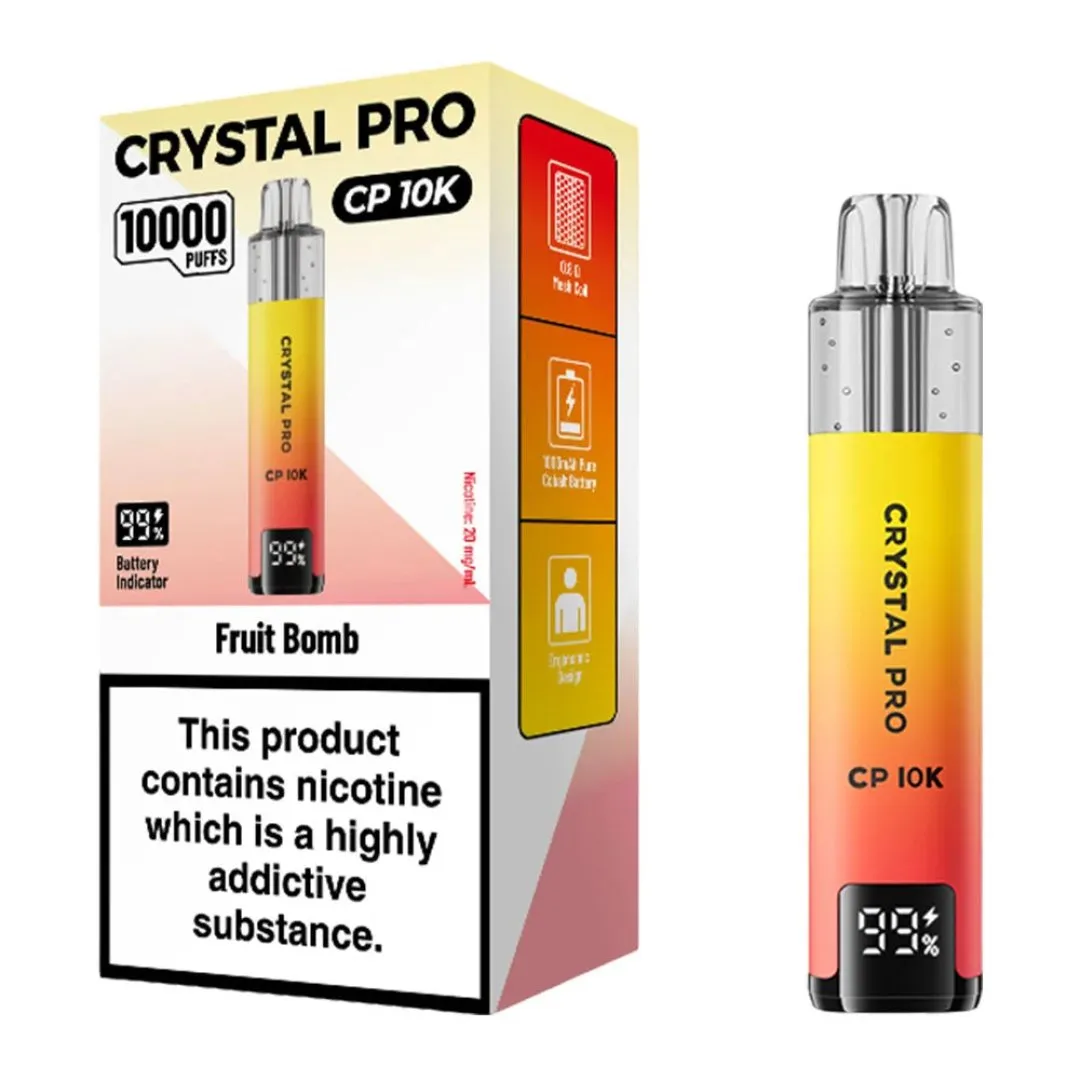 Crystal Pro CP 10K Puffs Prefilled Pod Kit | Only £7.99 | Any 3 for £21