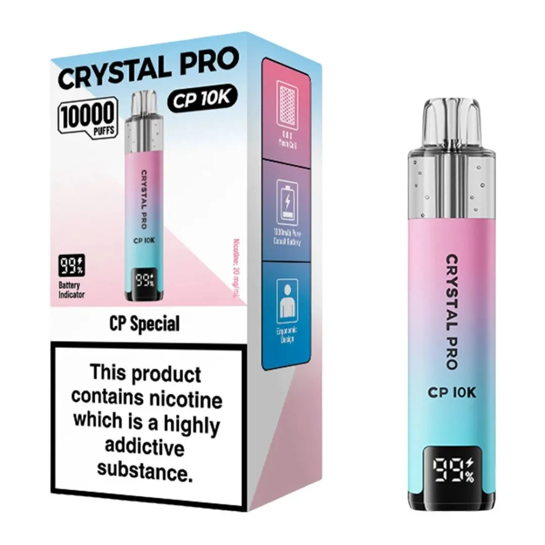 Crystal Pro CP 10K Puffs Prefilled Pod Kit | Only £7.99 | Any 3 for £21
