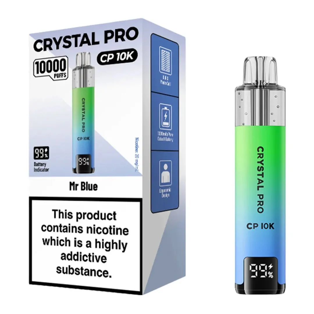 Crystal Pro CP 10K Puffs Prefilled Pod Kit | Only £7.99 | Any 3 for £21