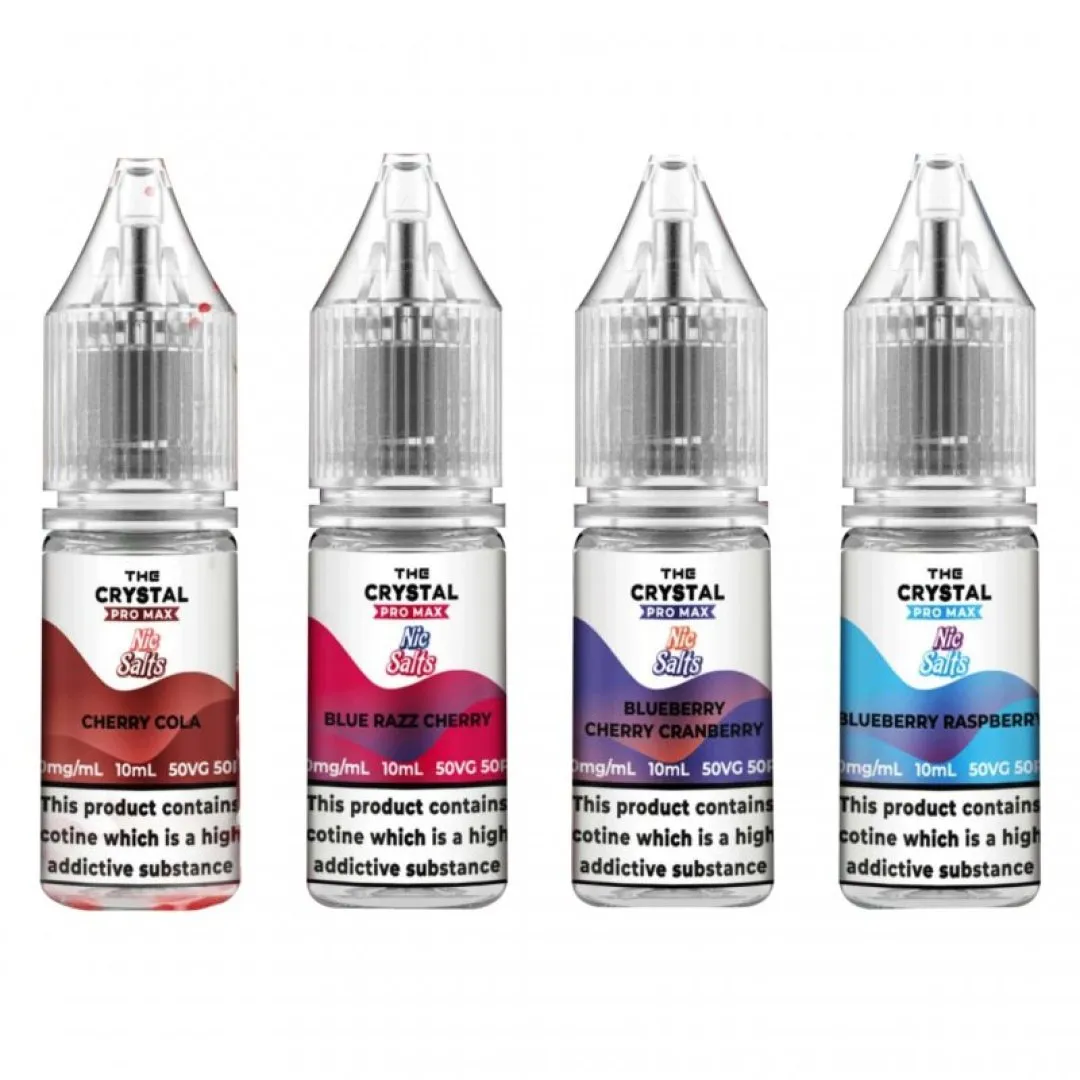 The Crystal Pro Max Nic Salts 10ml | All Flavours
