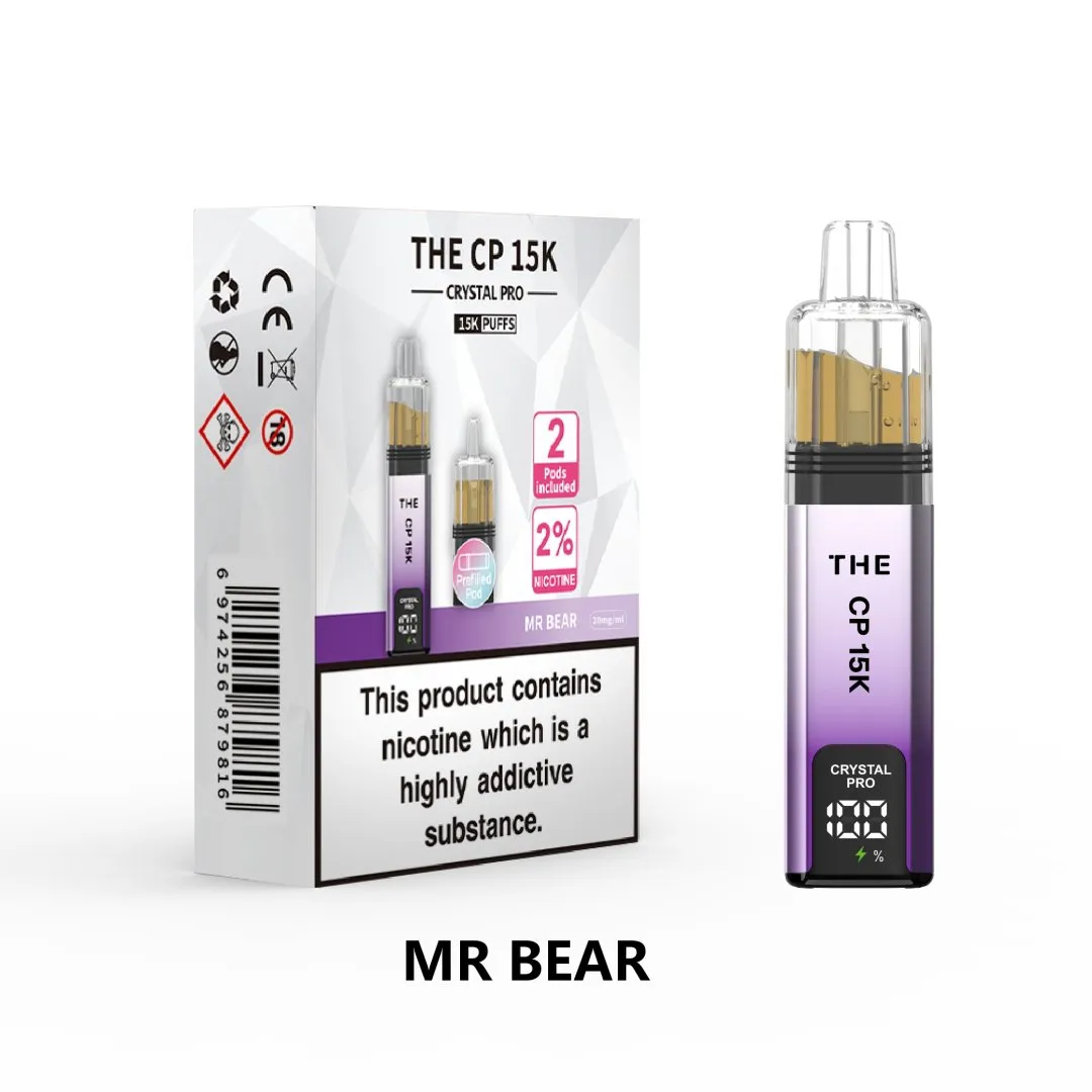 The Crystal Pro CP 15K Puffs Prefilled Vape Kit | Only £9.99 | Any 3 for £28