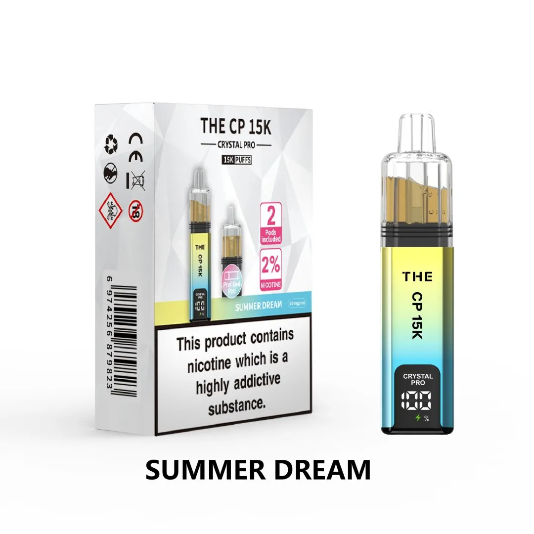 The Crystal Pro CP 15K Puffs Prefilled Vape Kit | Only £9.99 | Any 3 for £28