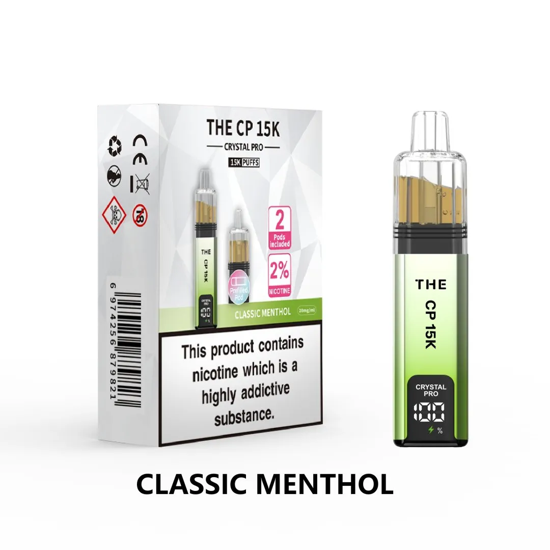 The Crystal Pro CP 15K Puffs Prefilled Vape Kit | Only £9.99 | Any 3 for £28