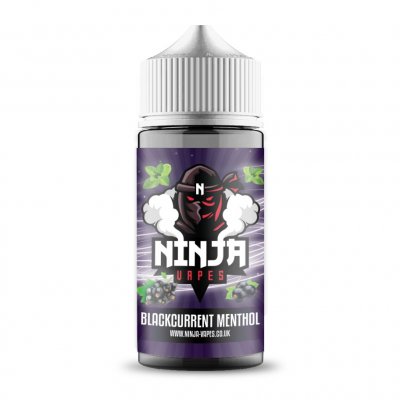 E-Liquid Blackcurrant Menthol 100ml Shortfill