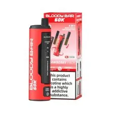 Box of 5 / Box of 10 Bloody Bar 60K Puffs Prefilled Pod Kit