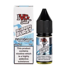 Blueberg Burst Nic Salt E-Liquid by IVG