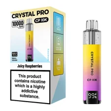 Box of 10 Crystal Pro CP 10K Puffs Prefilled Pod Kit | Only £69.99