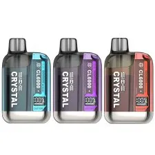 Box of 5 / Box of 10 SKE Crystal CL6000 Prefilled Pod Vape Kit