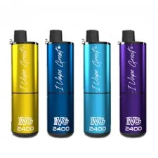 Box of 5 IVG 2400 Puffs Rechargeable Pod Vape Kit | Only £34.99