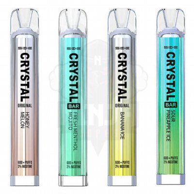 Crystal Bar 600 Puff Disposable Vape Device 3.49£ Limited Sale